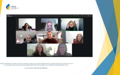 Партньорите по проекта EAGLE Erasmus+ се срещнаха онлайн за важна координационна среща, тъй като проектът навлиза във финалната си фаза!